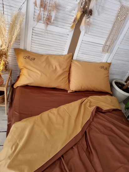 Комплект постельного белья «Gold Choko», 1.5-спальный